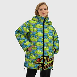 Куртка зимняя женская Pizza Planet, цвет: 3D-черный — фото 2