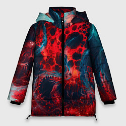 Куртка зимняя женская Гигантский космический монстр, цвет: 3D-светло-серый