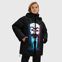 Куртка зимняя женская Watch Dogs, цвет: 3D-черный — фото 2