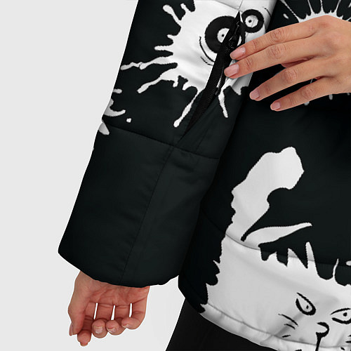 Женская зимняя куртка COVID-19 / 3D-Черный – фото 5