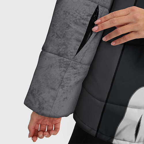 Женская зимняя куртка Врата Истины / 3D-Черный – фото 5