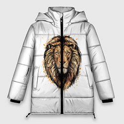 Куртка зимняя женская Лев, цвет: 3D-черный