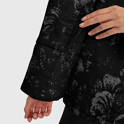 Куртка зимняя женская REAL MADRID, резервная 2021, цвет: 3D-черный — фото 2