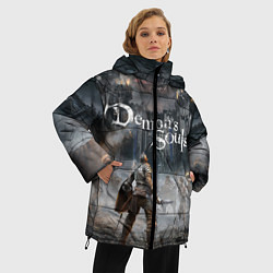 Куртка зимняя женская Demons Souls, цвет: 3D-черный — фото 2