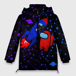 Куртка зимняя женская AMONG US ROCKET, цвет: 3D-черный