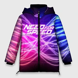 Куртка зимняя женская NFS NEED FOR SPEED S, цвет: 3D-красный