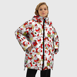 Куртка зимняя женская Дед Мороз, цвет: 3D-светло-серый — фото 2