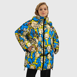 Куртка зимняя женская FALLOUT, цвет: 3D-черный — фото 2