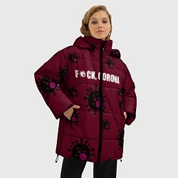Куртка зимняя женская ANTICORONA, цвет: 3D-красный — фото 2