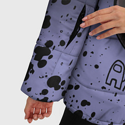 Куртка зимняя женская AMONG US - Кто Импостор?, цвет: 3D-черный — фото 2