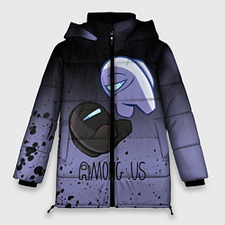 Куртка зимняя женская AMONG US - Кто Импостор?, цвет: 3D-черный