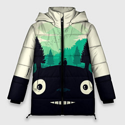 Куртка зимняя женская ТОТОРО, цвет: 3D-черный
