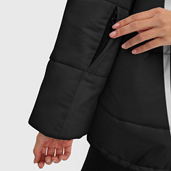 Куртка зимняя женская Mercedes-Benz, цвет: 3D-черный — фото 2