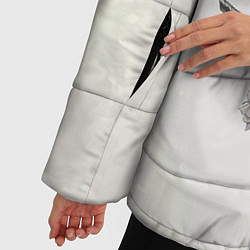 Куртка зимняя женская CYBERPUNK 2077, цвет: 3D-черный — фото 2