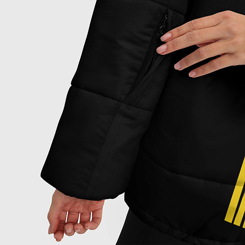 Женская зимняя куртка Quentin Tarantino / 3D-Черный – фото 5