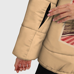 Куртка зимняя женская FIght Covid19, цвет: 3D-черный — фото 2