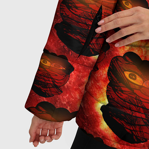 Женская зимняя куртка Lava Monster Лавовый Монстр / 3D-Черный – фото 5