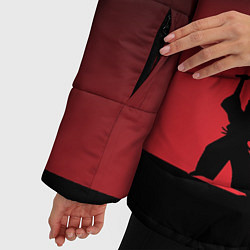 Куртка зимняя женская Путь самурая, цвет: 3D-красный — фото 2