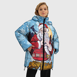 Куртка зимняя женская Santa Love, цвет: 3D-красный — фото 2
