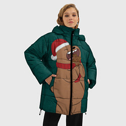 Куртка зимняя женская Grizz, цвет: 3D-красный — фото 2
