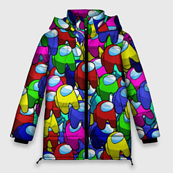 Куртка зимняя женская AMONG US, цвет: 3D-красный