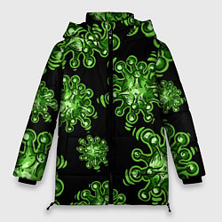 Куртка зимняя женская Вирус, цвет: 3D-черный