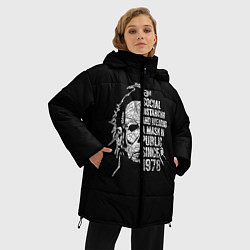 Куртка зимняя женская Michael Myers, цвет: 3D-черный — фото 2