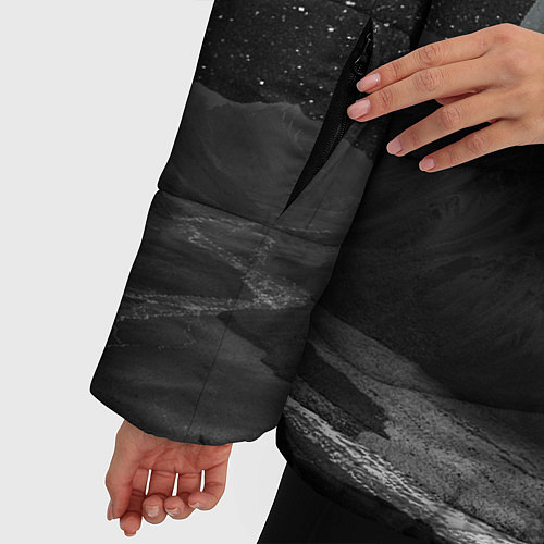 Женская зимняя куртка Луна / 3D-Черный – фото 5