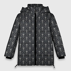 Куртка зимняя женская Готический рисунок, цвет: 3D-черный