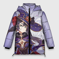 Куртка зимняя женская GENSHIN IMPACT, МОНА, цвет: 3D-черный