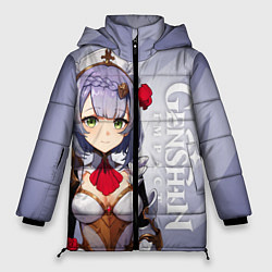 Куртка зимняя женская GENSHIN IMPACT, НОЭЛЛЬ, цвет: 3D-светло-серый