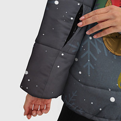Куртка зимняя женская В новое будущее, цвет: 3D-черный — фото 2