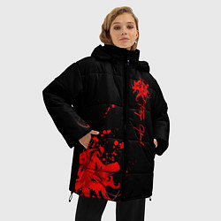 Куртка зимняя женская Tokyo Ghoul, цвет: 3D-красный — фото 2
