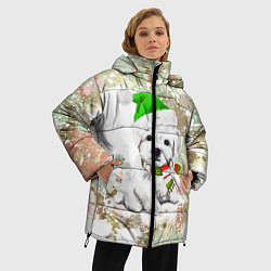 Куртка зимняя женская Щенок, цвет: 3D-черный — фото 2