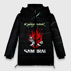 Куртка зимняя женская Cyberpunk, цвет: 3D-черный