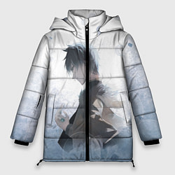 Куртка зимняя женская Черный клевер, цвет: 3D-черный