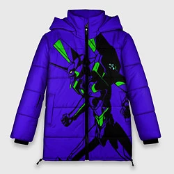 Куртка зимняя женская Евангилион, цвет: 3D-светло-серый