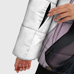Куртка зимняя женская Человек Бензопила, цвет: 3D-черный — фото 2