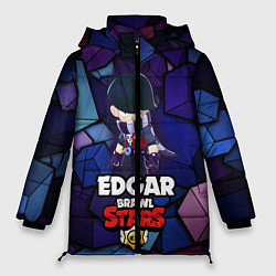 Куртка зимняя женская BRAWL STARS EDGAR, цвет: 3D-черный