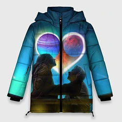 Куртка зимняя женская Ваня Дмитриенко Венера-Юпитер, цвет: 3D-черный