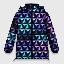 Куртка зимняя женская НЕОНОВАЯ СТАЛЬ, цвет: 3D-черный