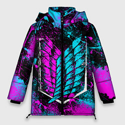 Куртка зимняя женская НЕОНОВЫЙ РАЗВЕД КОРПУС, цвет: 3D-светло-серый