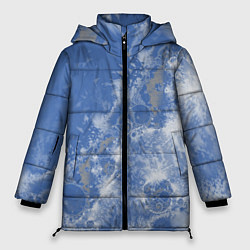 Куртка зимняя женская Летающие треугольники, цвет: 3D-светло-серый