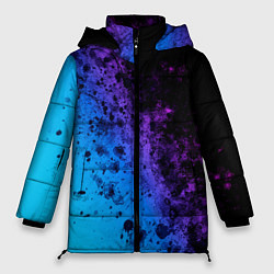 Куртка зимняя женская Неоновые Краски, цвет: 3D-черный