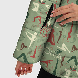 Куртка зимняя женская Йога, цвет: 3D-черный — фото 2