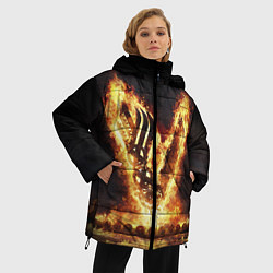 Куртка зимняя женская ВИКИНГИ VIKINGS V, цвет: 3D-черный — фото 2