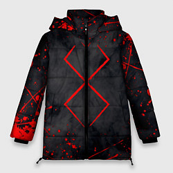 Куртка зимняя женская BERSERK БЕРСЕРК КЛЕЙМО, цвет: 3D-красный
