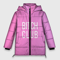 Куртка зимняя женская Bitch club, цвет: 3D-черный