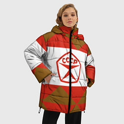 Куртка зимняя женская Советское печенье, цвет: 3D-светло-серый — фото 2