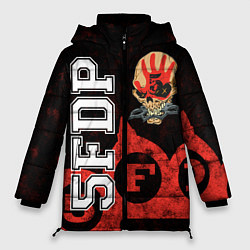 Куртка зимняя женская Five Finger Death Punch 1, цвет: 3D-черный